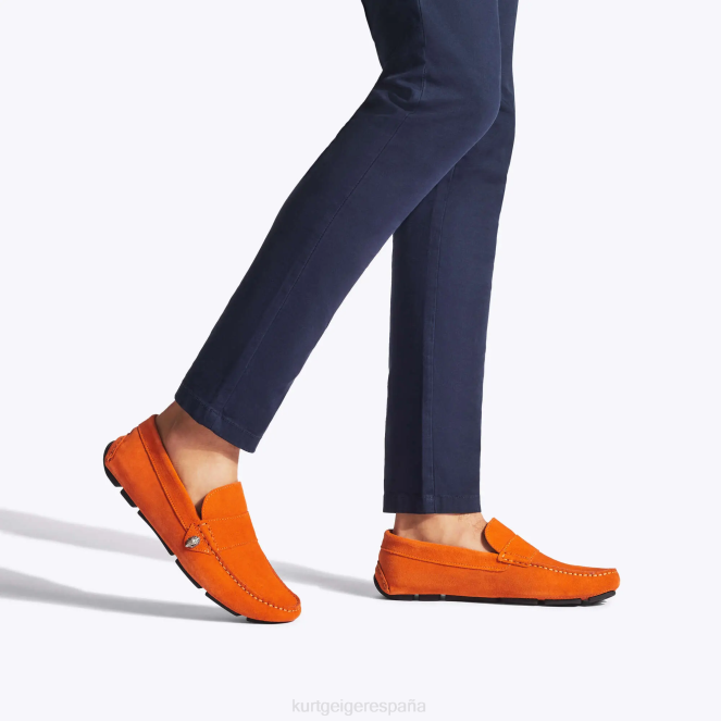 Kurt Geiger hombres Stirling de Londres 2LPR614 | calzados naranja